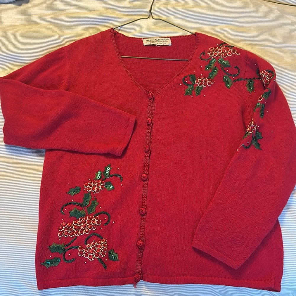 Vintage Christmas Cardigan